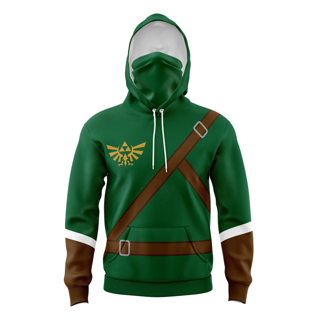 Link Zelda Masked Hoodie - 6XL
