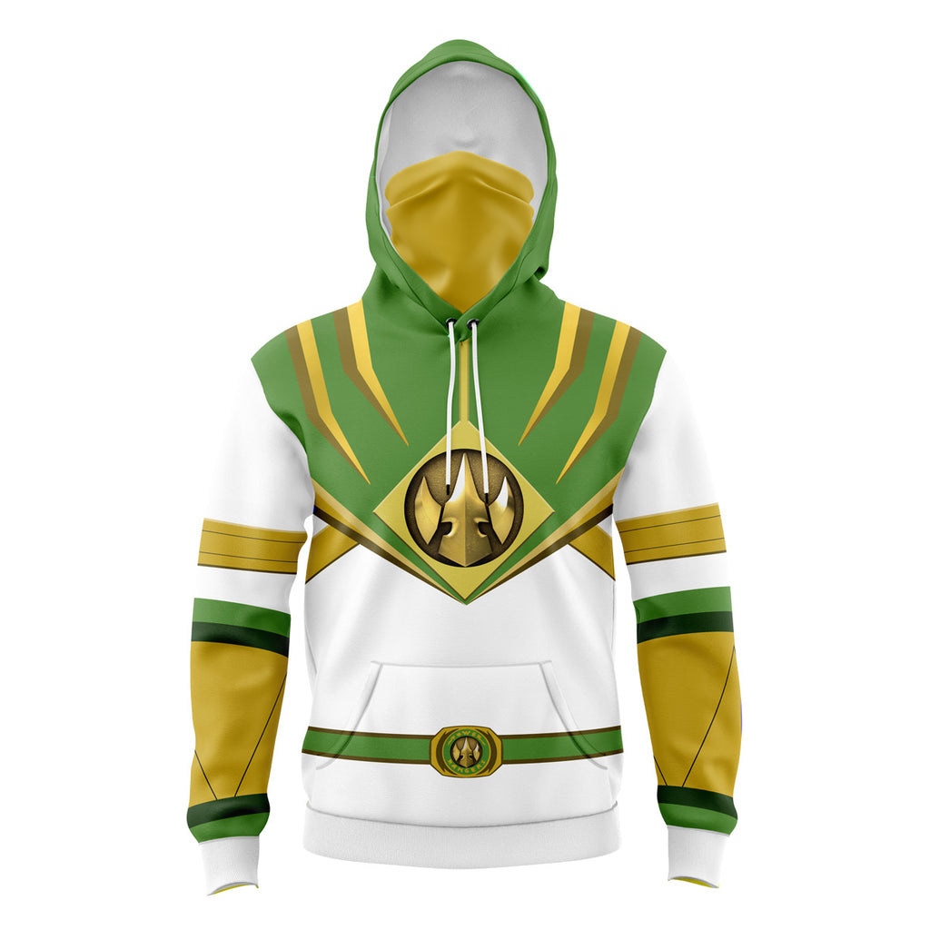 Lord Drakkon Mighty Morphin Power Rangers Masked Hoodie - 6XL