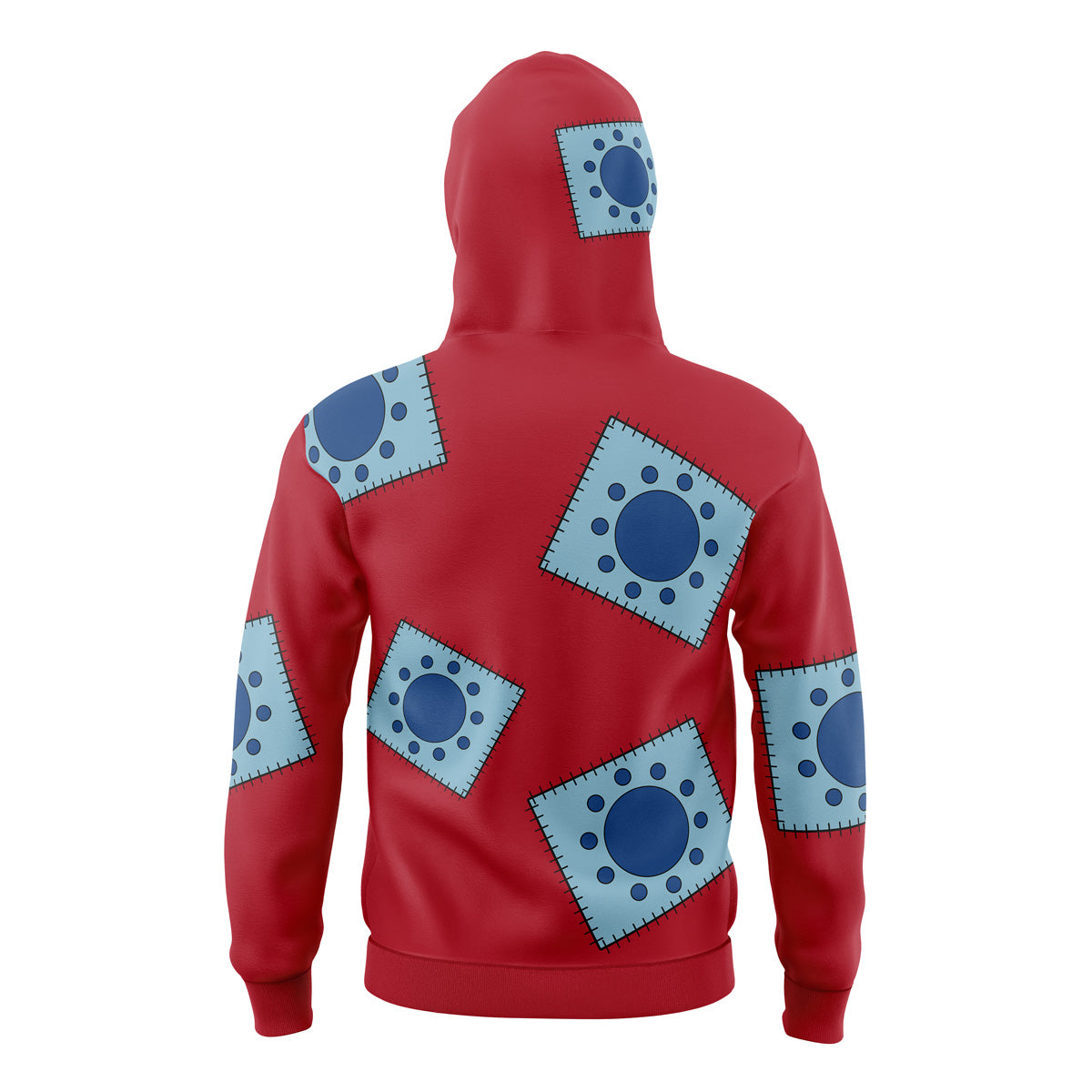 Luffy Wano One Piece Masked Hoodie - M