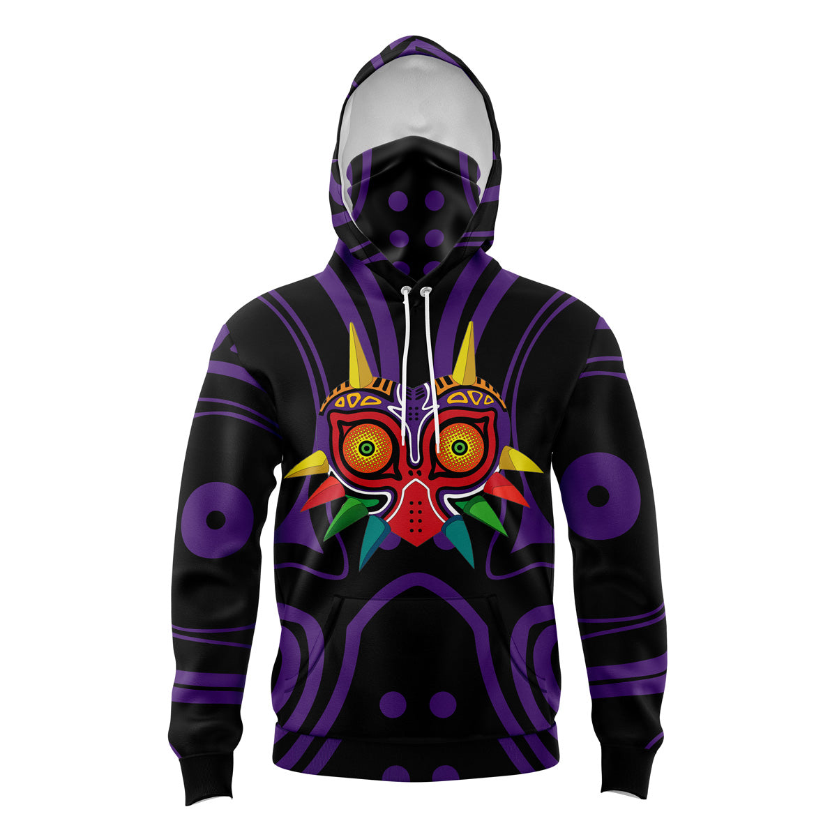Majora’s Mask Zelda Masked Hoodie - 6XL