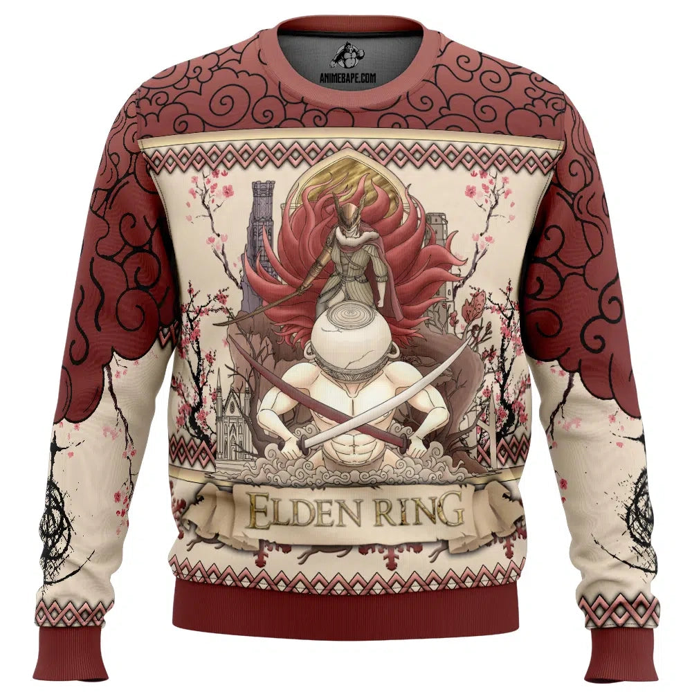 Malenia Blade of Maquella Elden Ring Ugly Christmas Sweater - 6XL