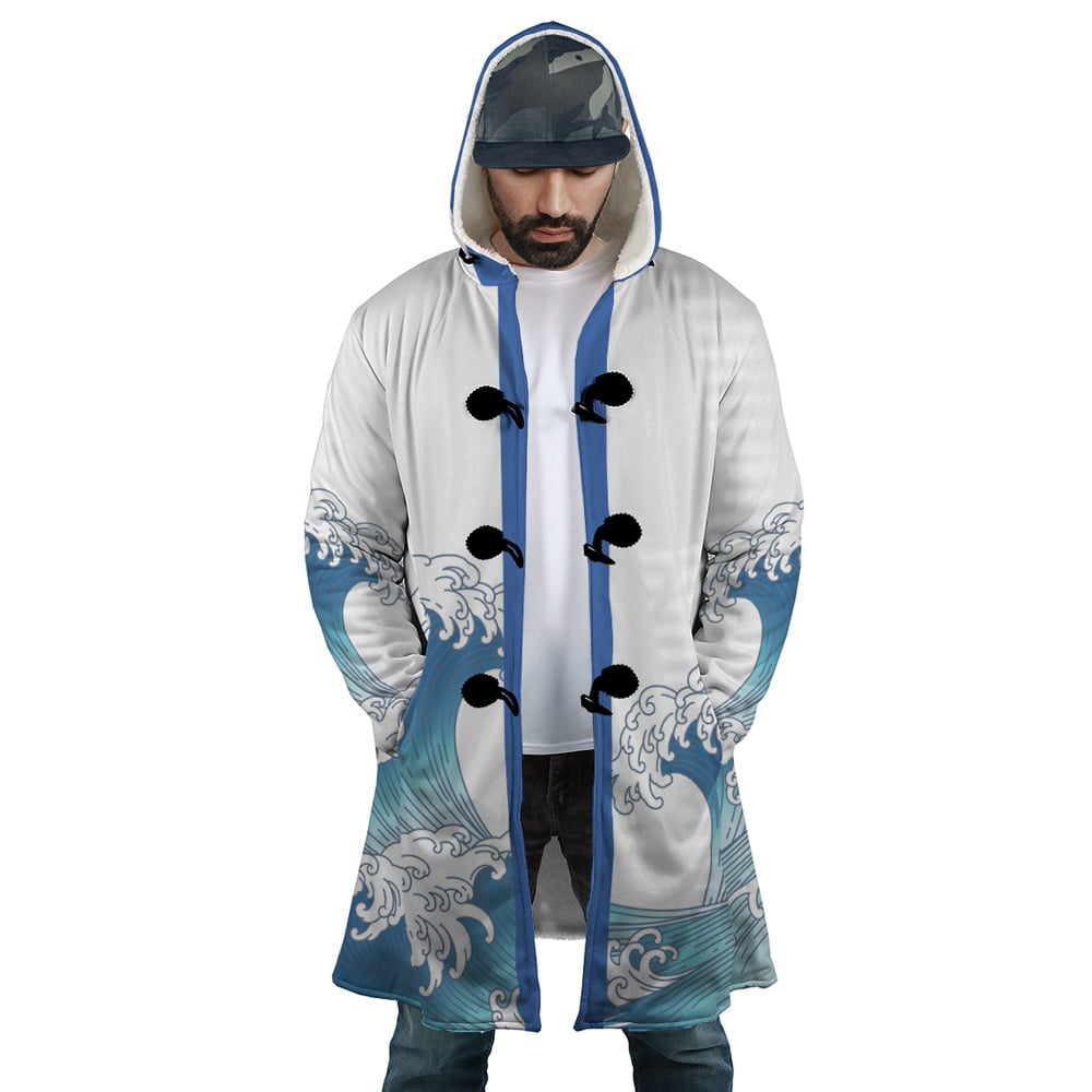 Marine One Piece Hooded Cloak Coat - M