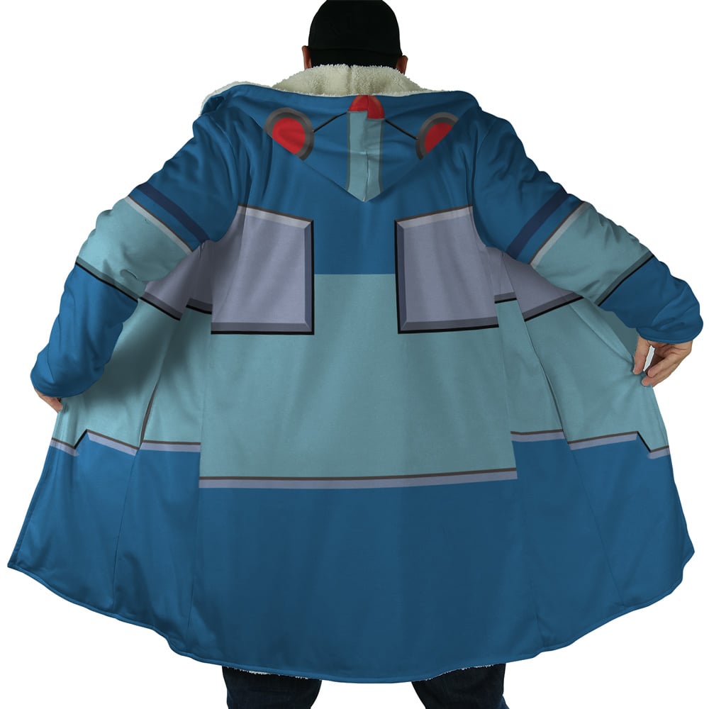 Mega Man X Hooded Cloak Coat - 3XL
