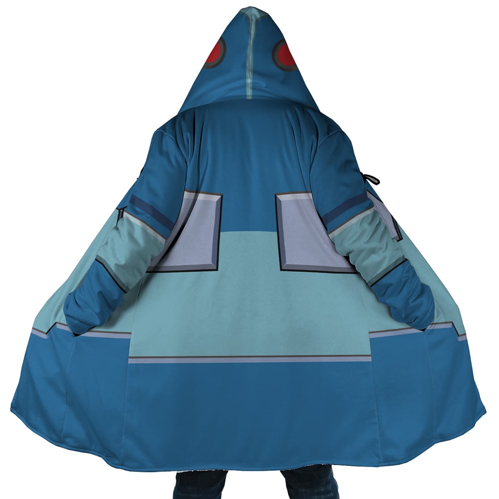 Mega Man X Hooded Cloak Coat - 5XL