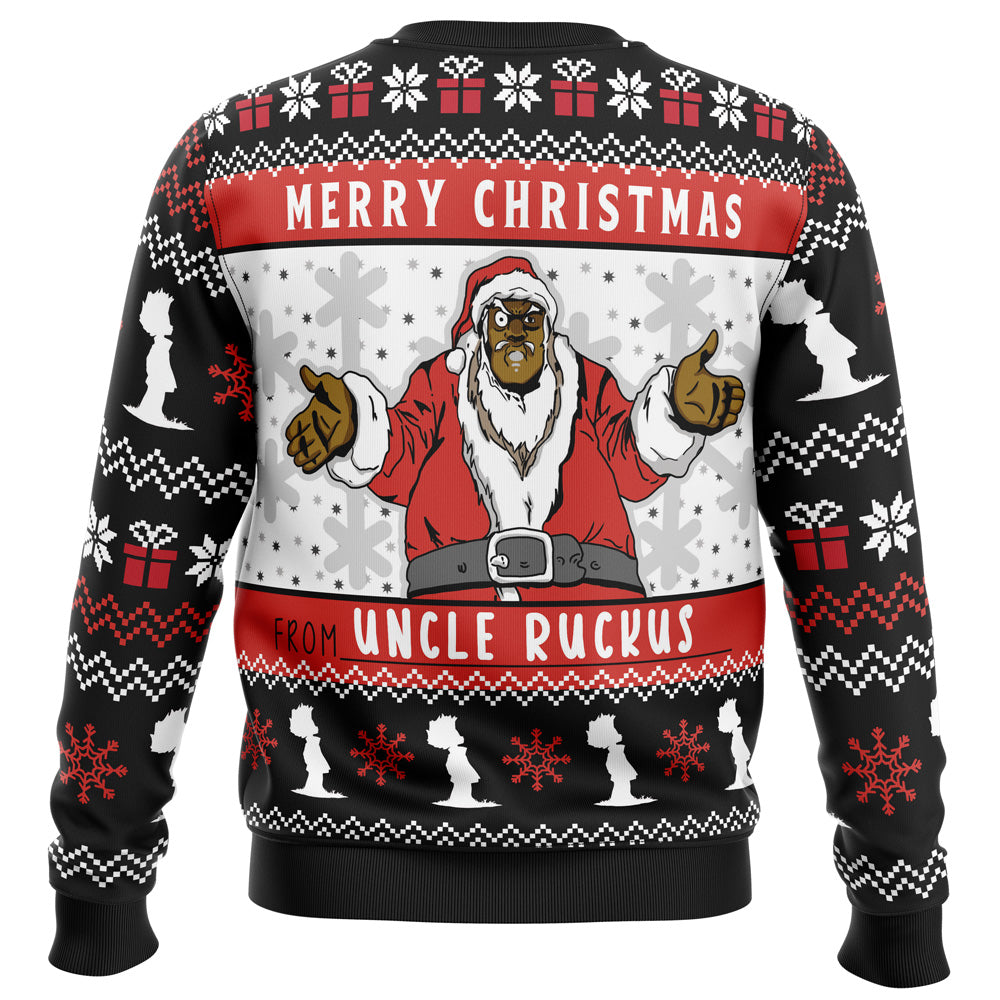 Merry Christmas From Uncle Ruckus Ugly Christmas Sweater - 5XL