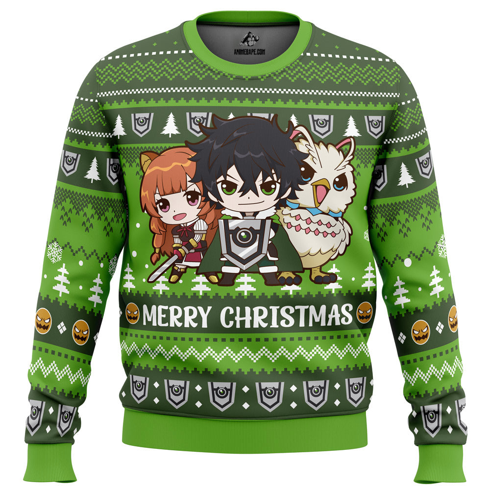 Merry Christmas Naofumi The Rising of the Shield Hero Ugly Christmas Sweater - 6XL