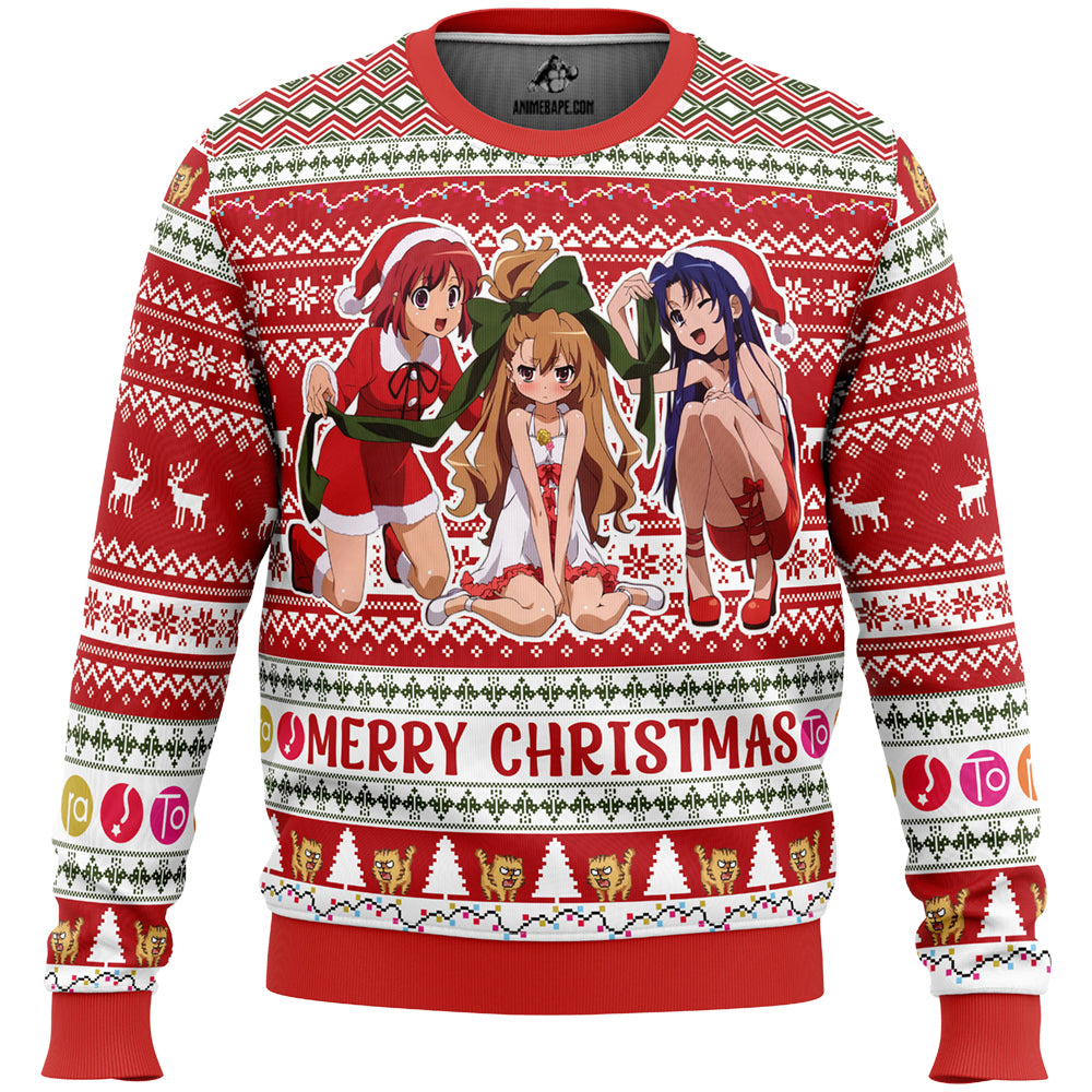 Merry Christmas Toradora! Ugly Christmas Sweater - 6XL