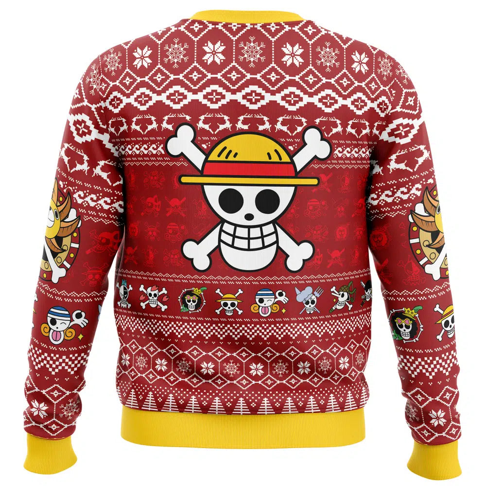 Merry Mugiwara Pirates One Piece Ugly Christmas Sweater - 5XL