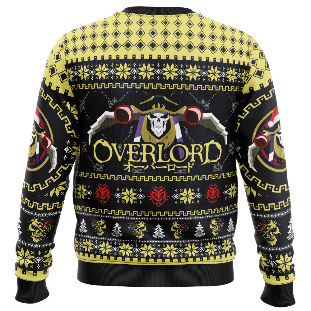 Merry X-Mass Ainz Ooal Gown Overlord Ugly Christmas Sweater - 5XL