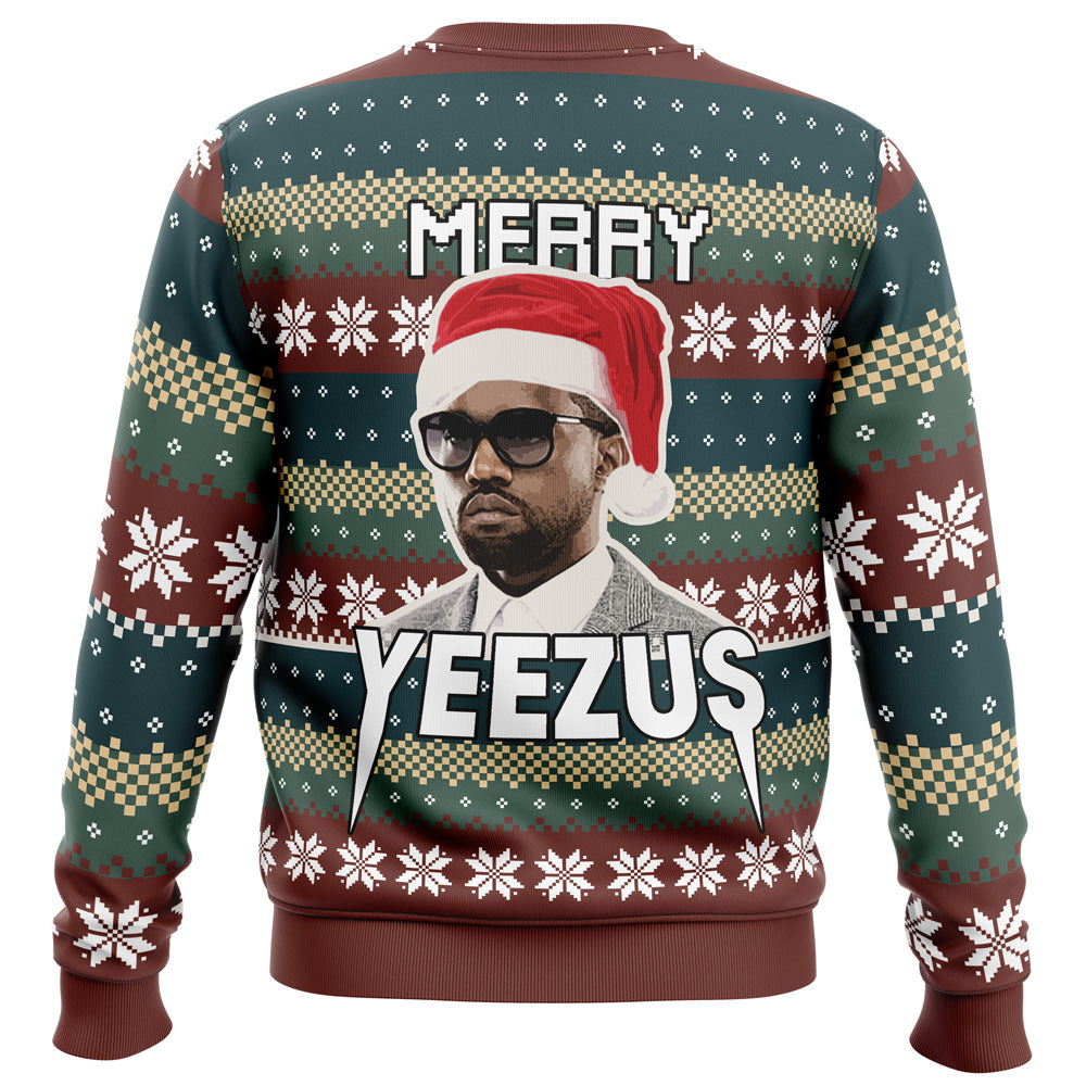 Merry Yeezus Kanye West Ugly Christmas Sweater - 5XL
