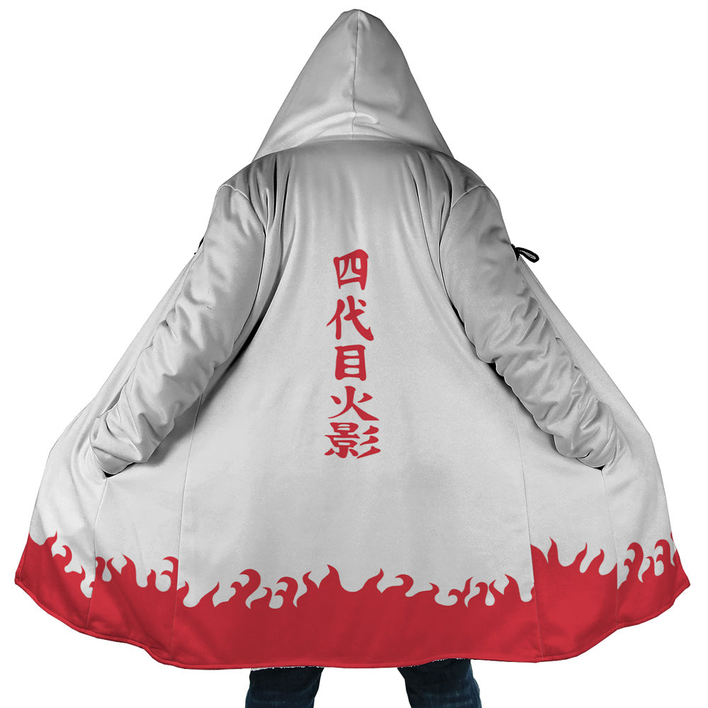 Minato Namikaze 4th Hokage Naruto Hooded Cloak Coat - Most Helpful