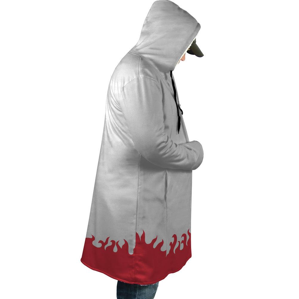 Minato Namikaze 4th Hokage Naruto Hooded Cloak Coat - M