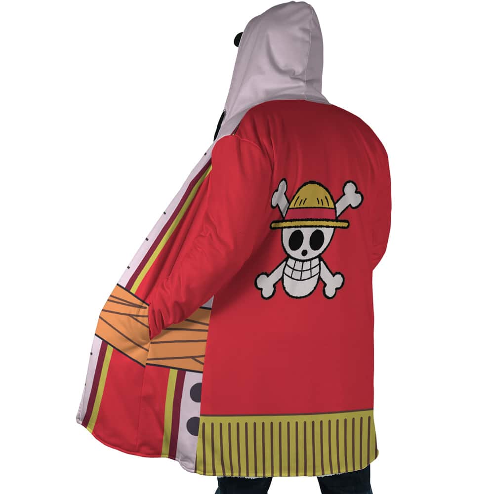Monkey D. Luffy 15th Anniversary One Piece Hooded Cloak Coat - L