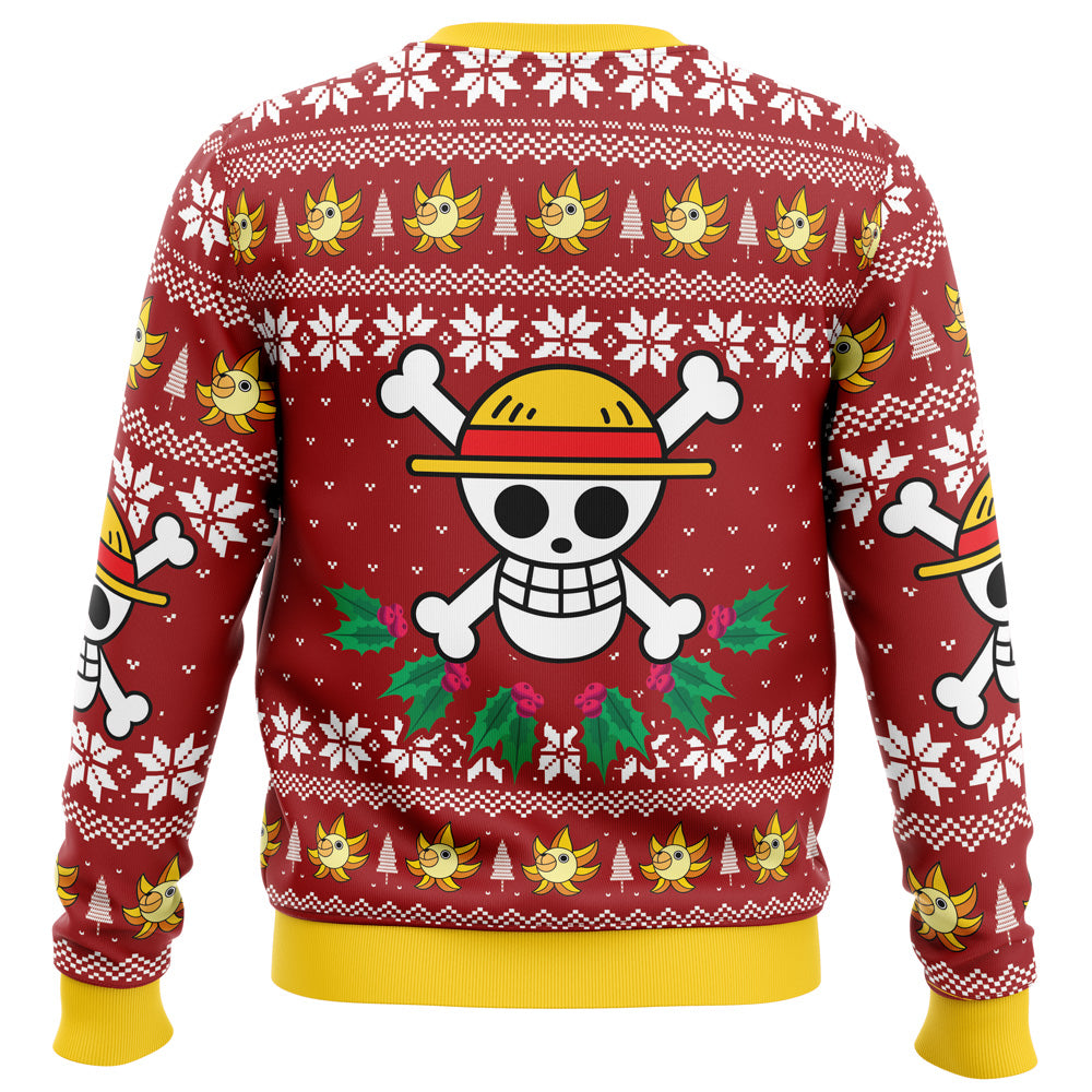Monkey D Luffy Christmas One Piece Ugly Christmas Sweater - 5XL