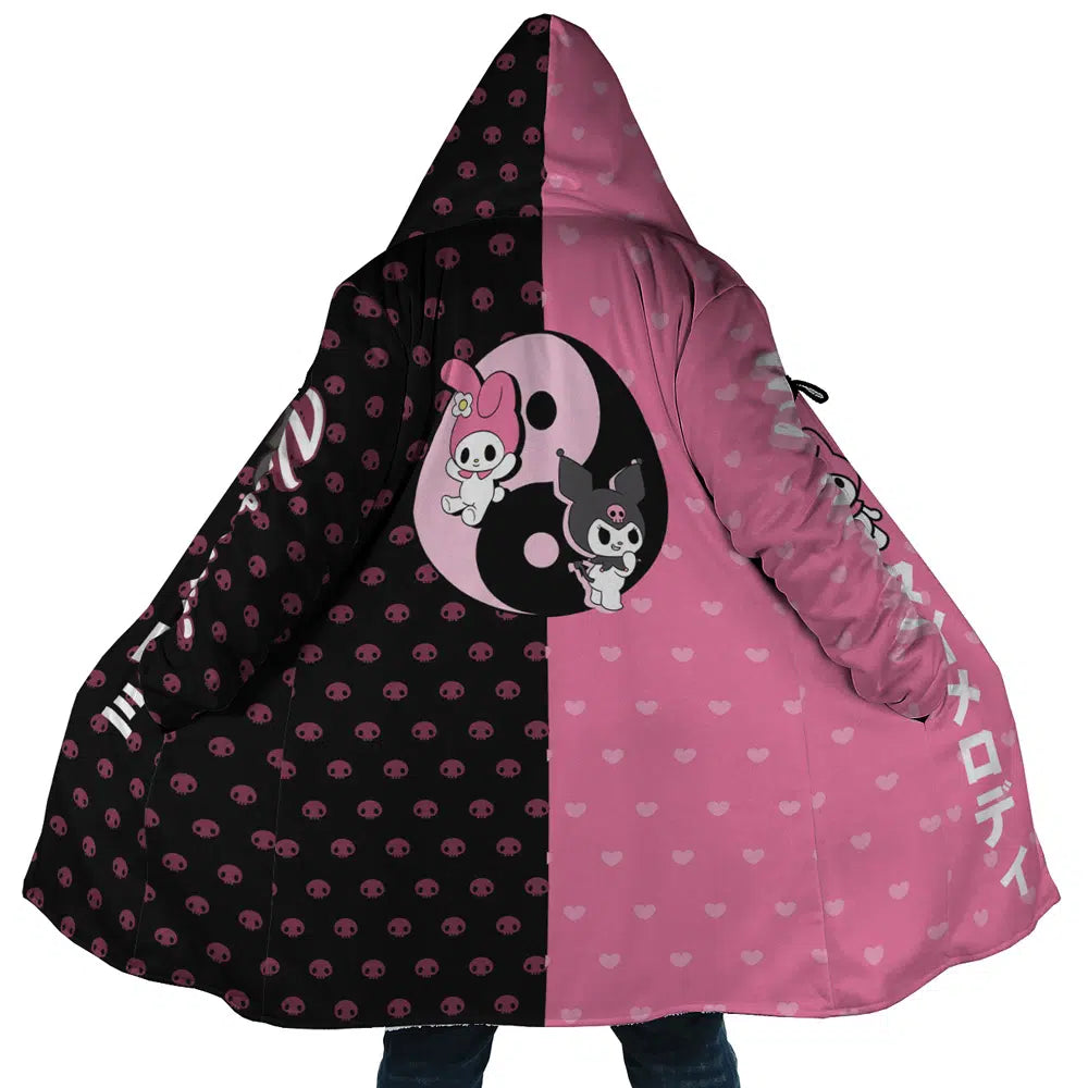 My Melody and Kuromi Sanrio Hooded Cloak Coats - 5XL