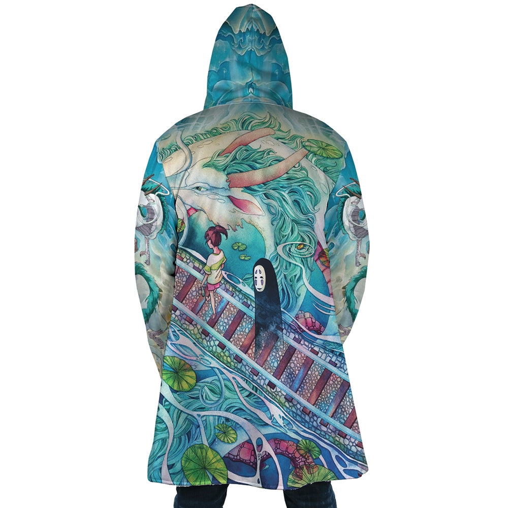 Mythical Spirited Away Studio Ghibli Hooded Cloak Coat - XL