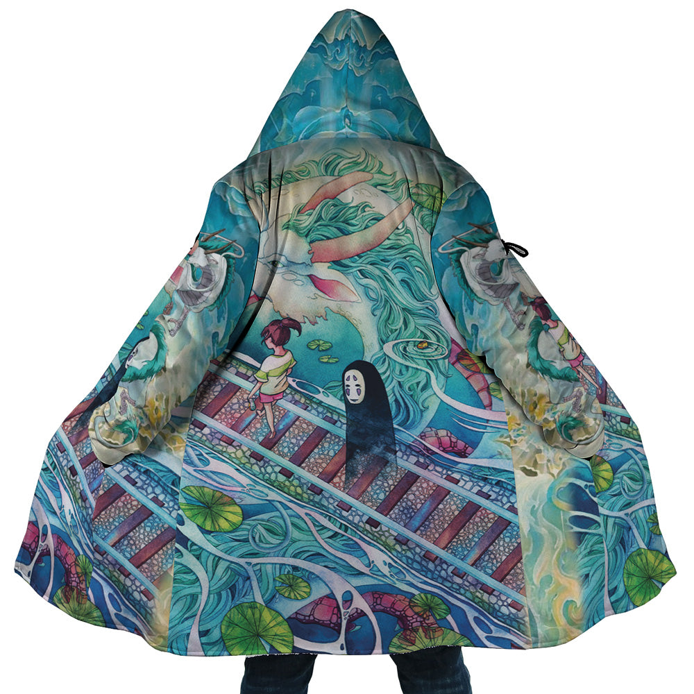 Mythical Spirited Away Studio Ghibli Hooded Cloak Coat - 5XL