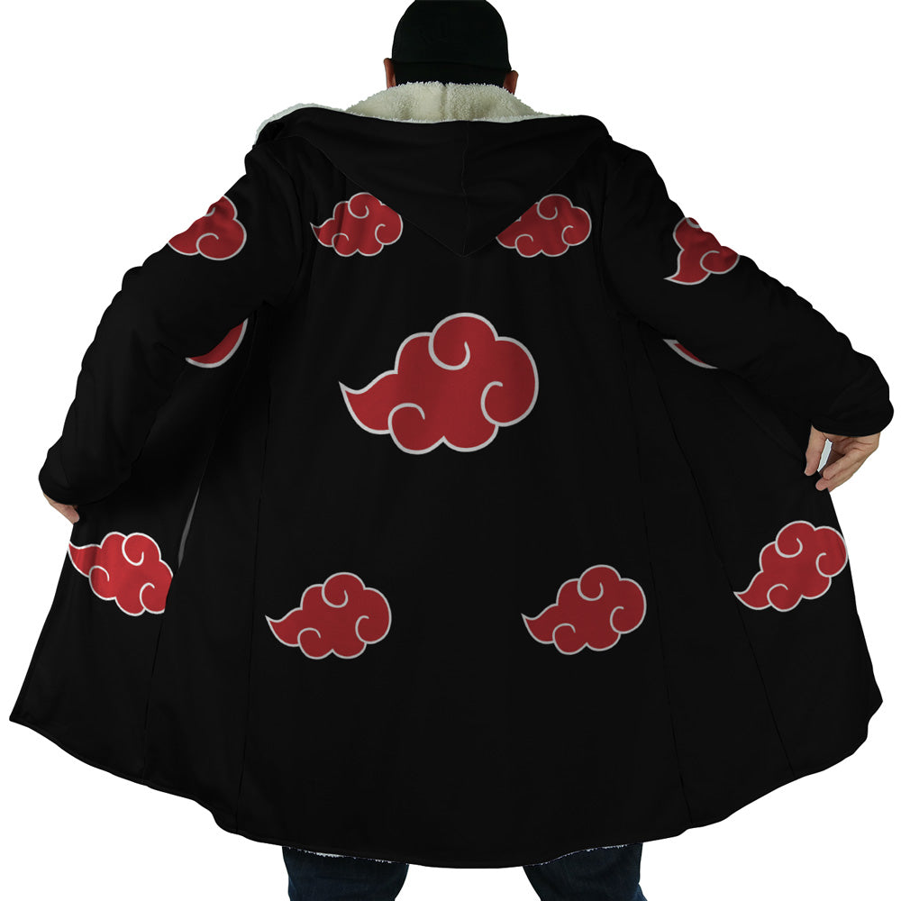 Naruto Akatsuki Hooded Cloak Coat - XL