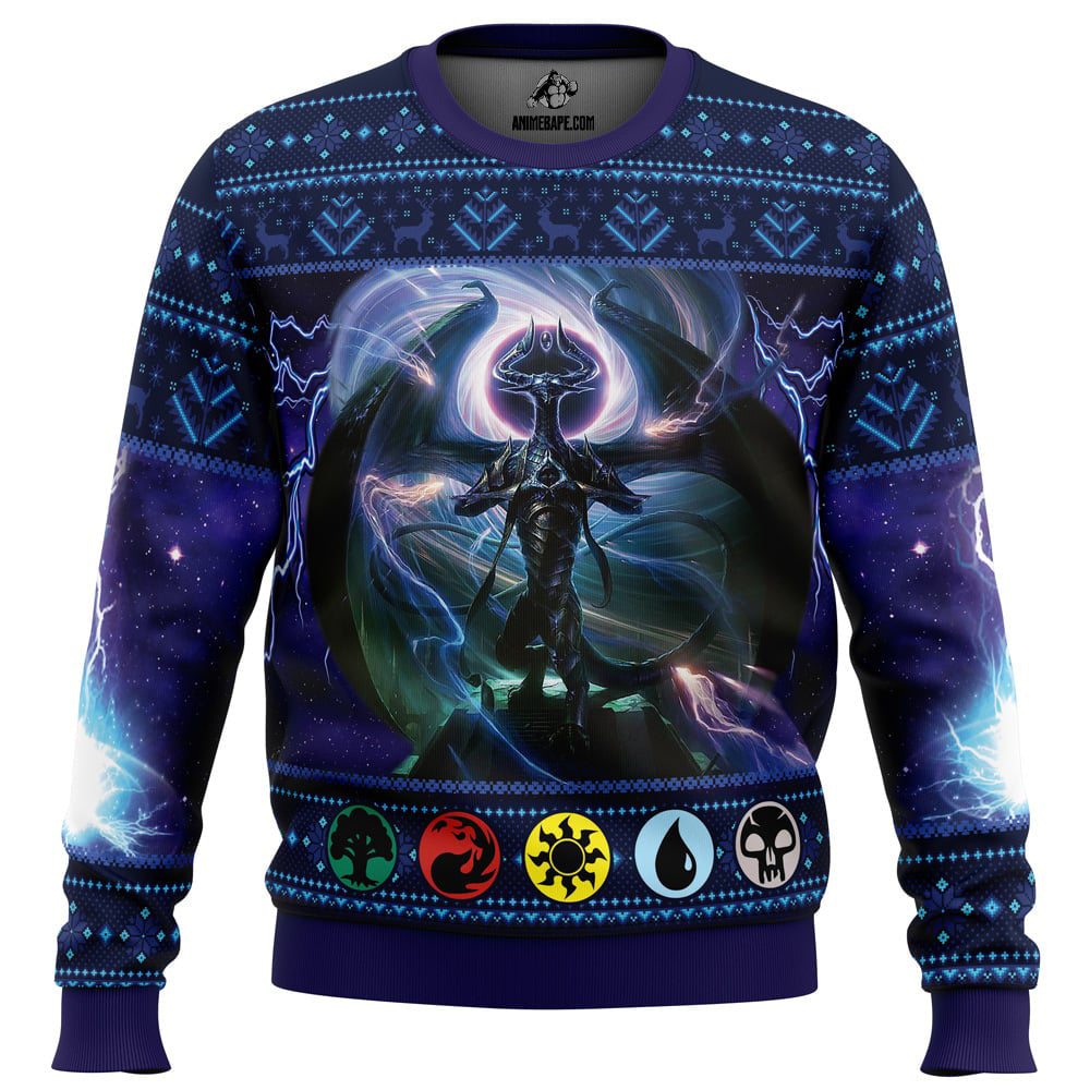 Nicol Bolas Magic the Gathering Ugly Christmas Sweater - 6XL