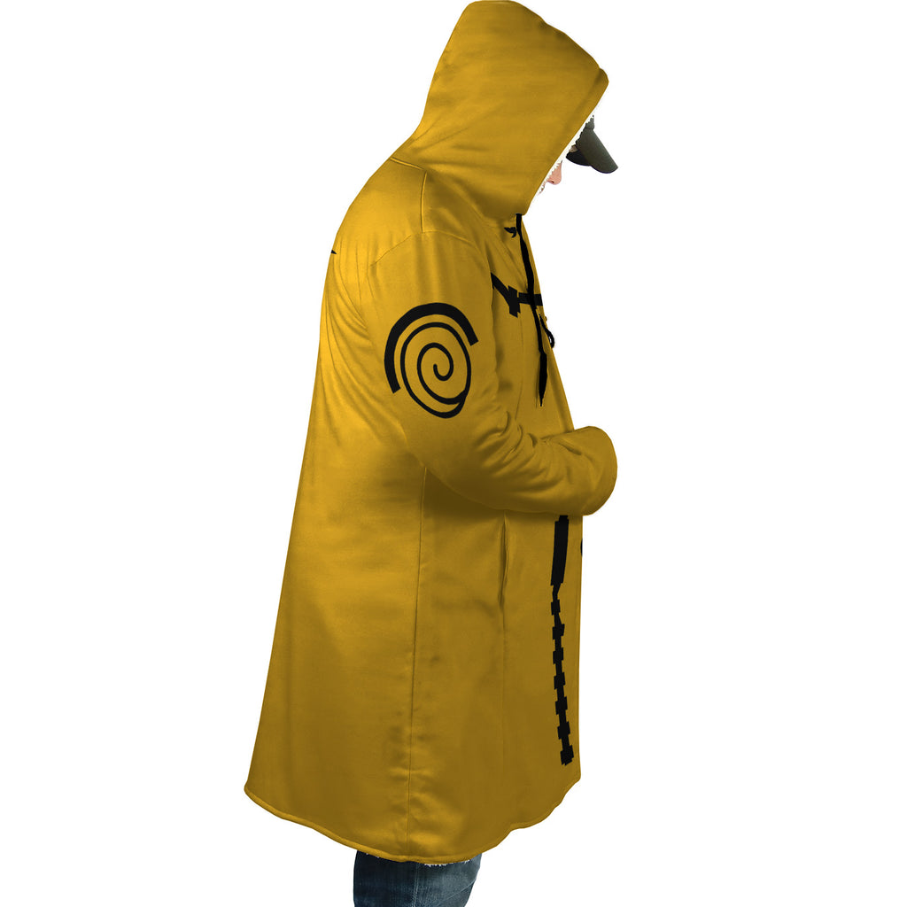 Nine-Tails Chakra Mode Naruto Hooded Cloak Coats - L