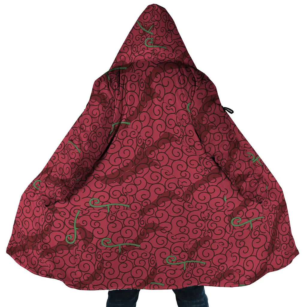 Ope Ope No Mi Devil Fruit One Piece Hooded Cloak Coats - 5XL