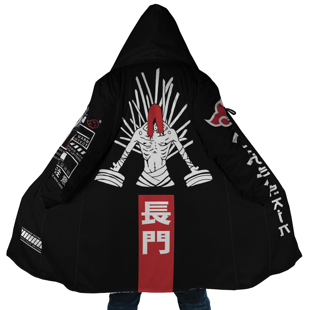 Pain Nagato Naruto Hooded Cloak Coat - 5XL