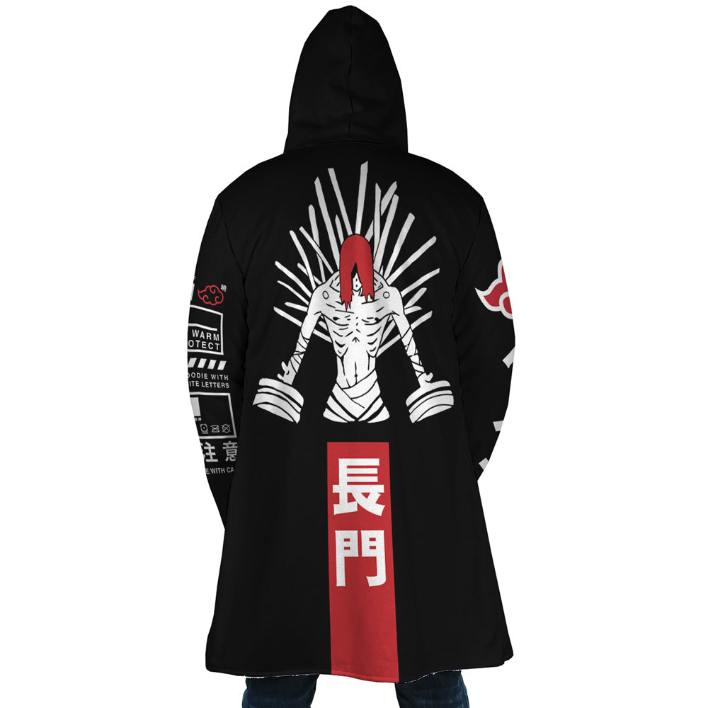 Pain Nagato Naruto Hooded Cloak Coat - XL