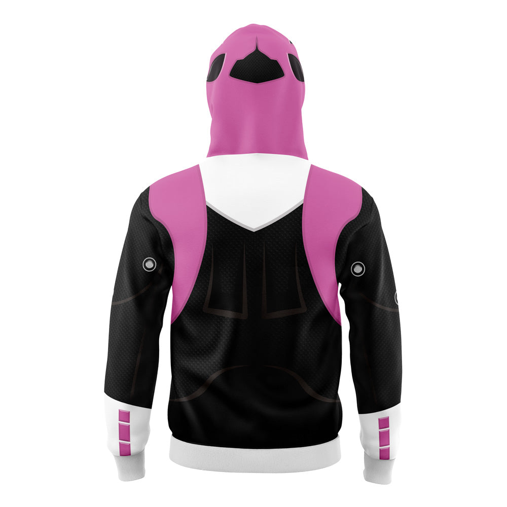 Pink Psycho Rangers Power Rangers Masked Hoodie - M