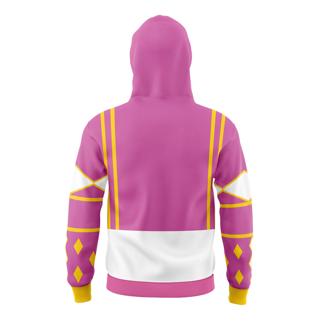 Pink Ranger v2 Power Rangers Ninjetti Masked Hoodie - M