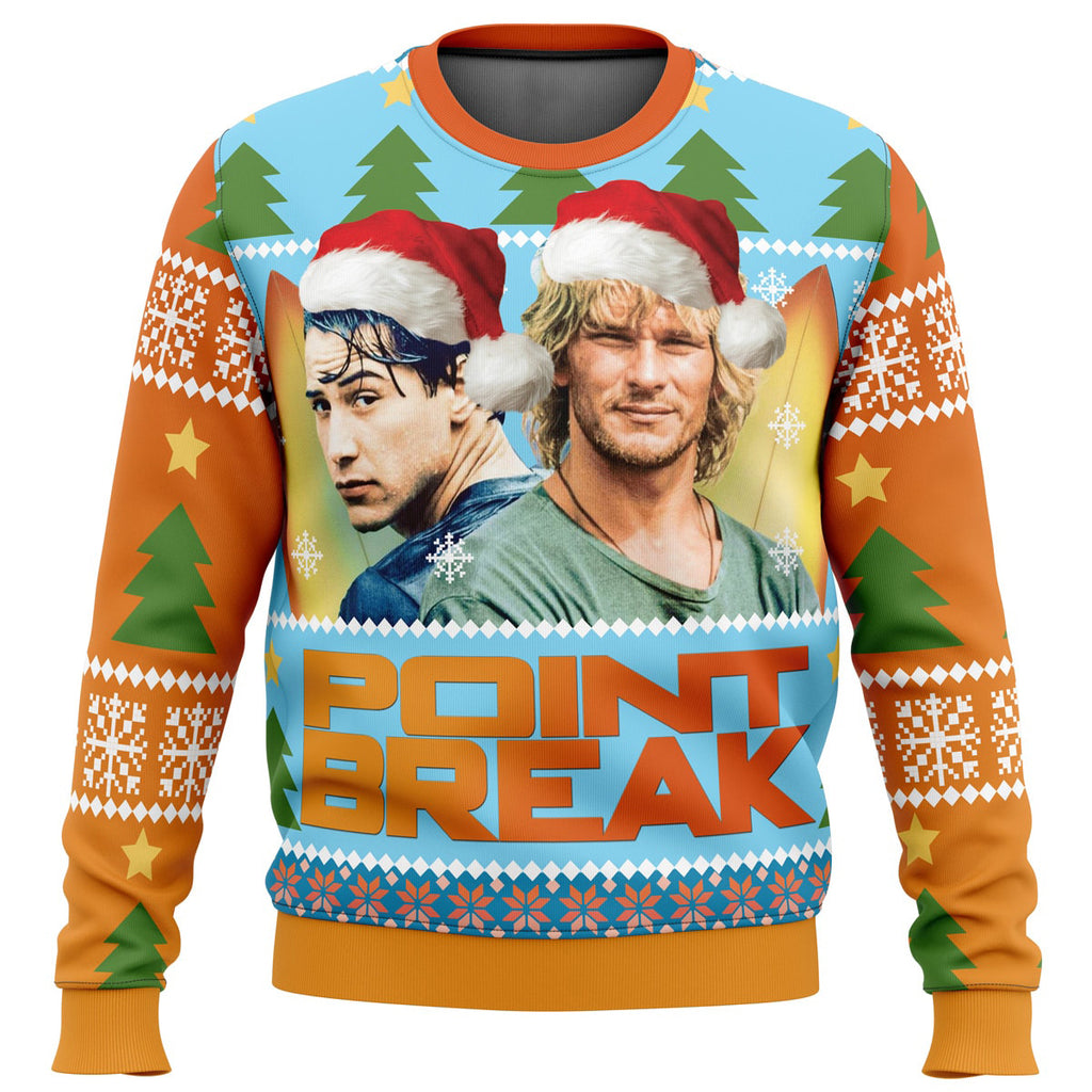 Point Break Ugly Christmas Sweater - 4XL