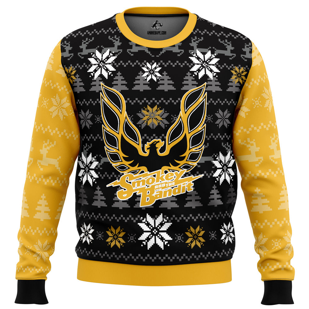 Pontiac Firebird Smokey and the Bandit Ugly Christmas Sweater - 6XL