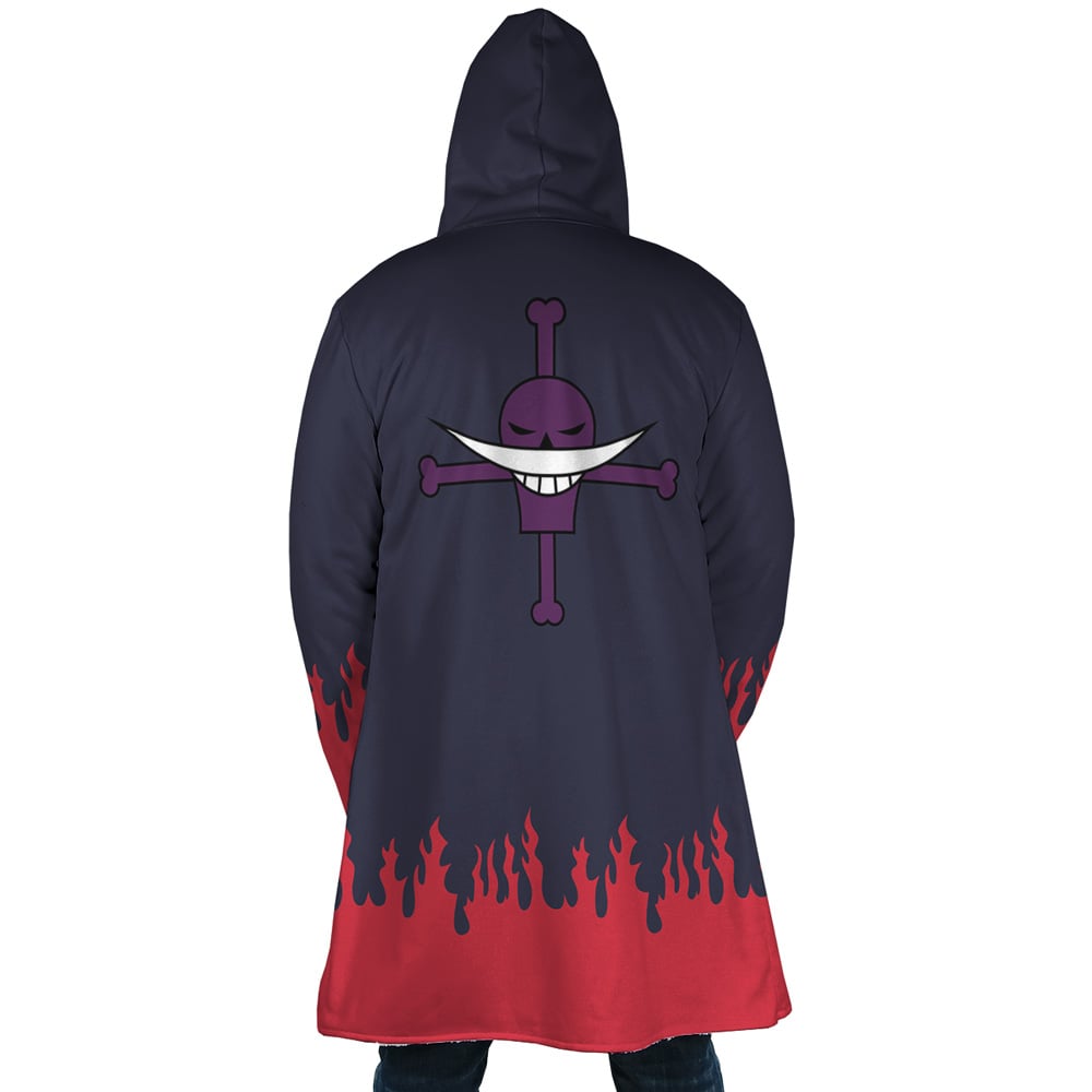 Portgas d Ace’s Arc One Piece Hooded Cloak Coat - 2XL