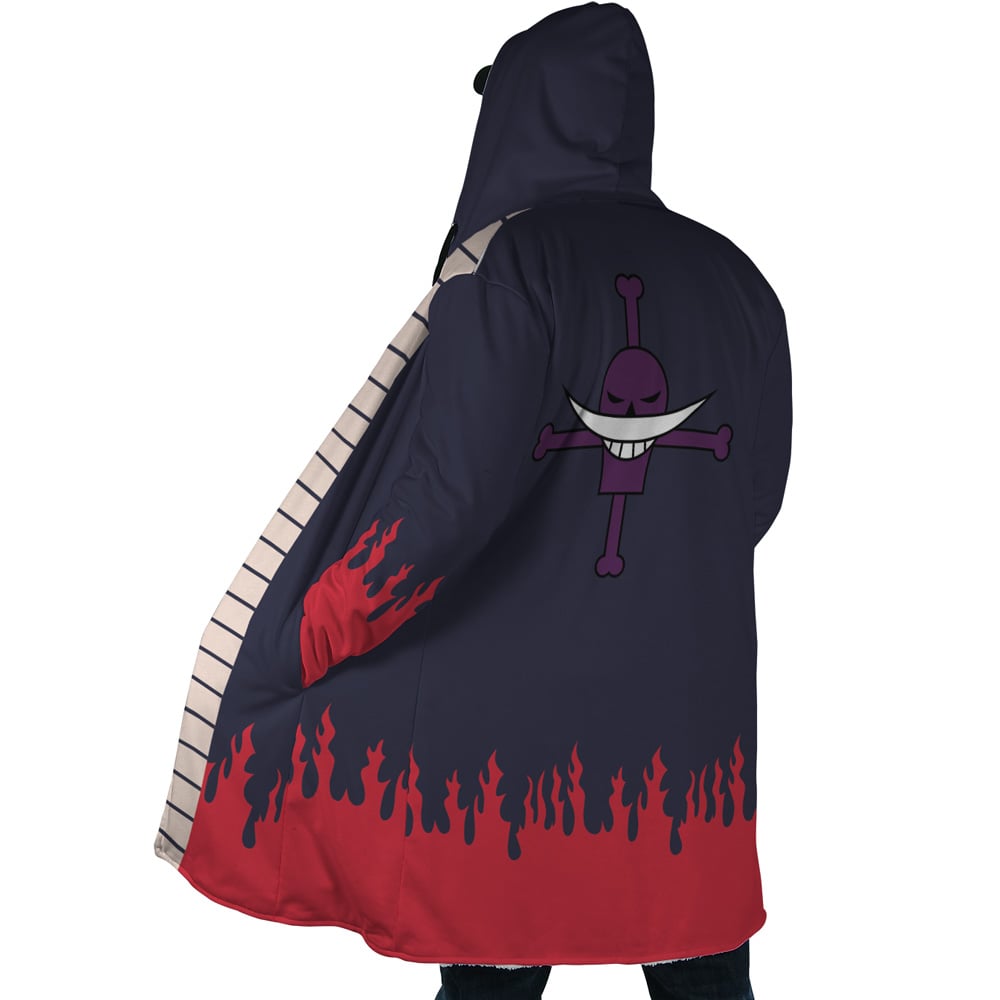 Portgas d Ace’s Arc One Piece Hooded Cloak Coat - XL
