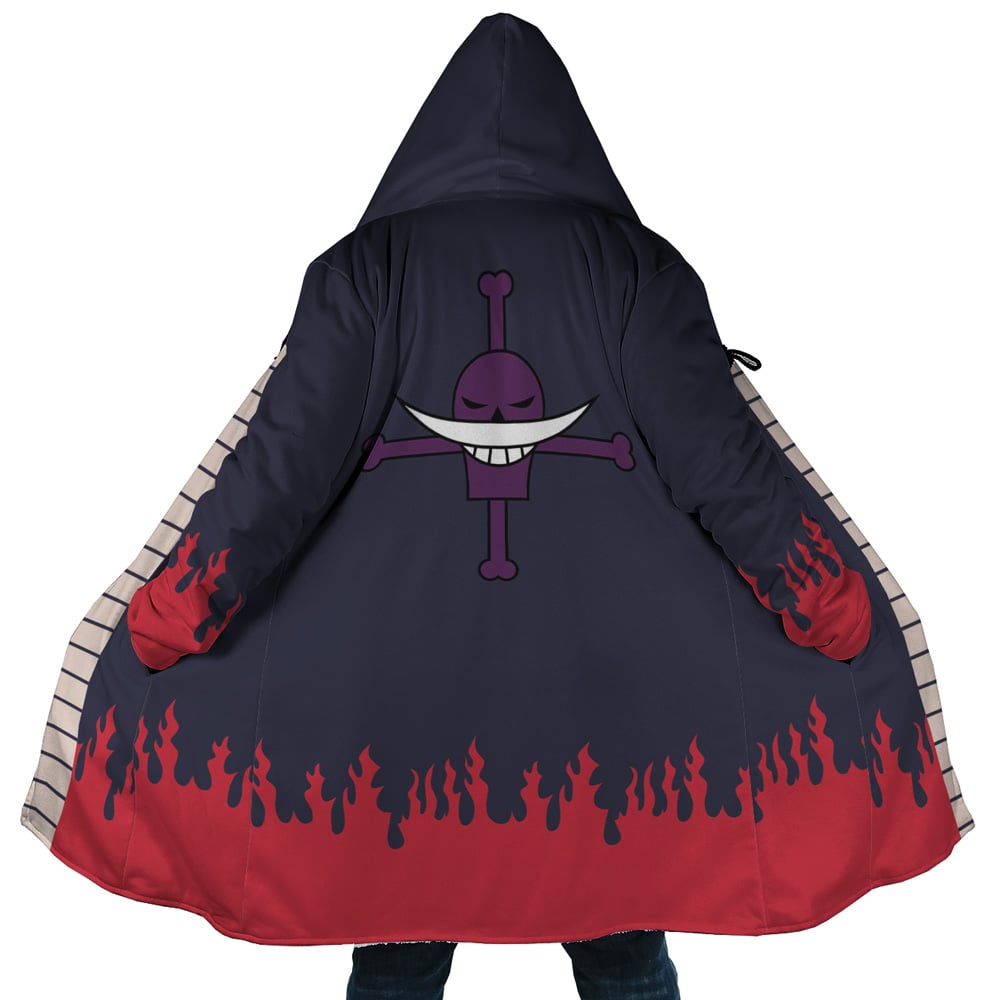Portgas d Ace’s Arc One Piece Hooded Cloak Coat - S