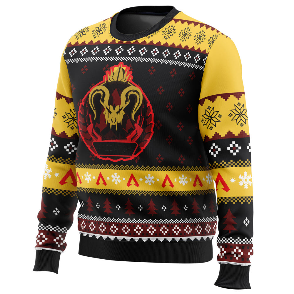 Predator Rank Apex Legends Ugly Christmas Sweater - 3XL