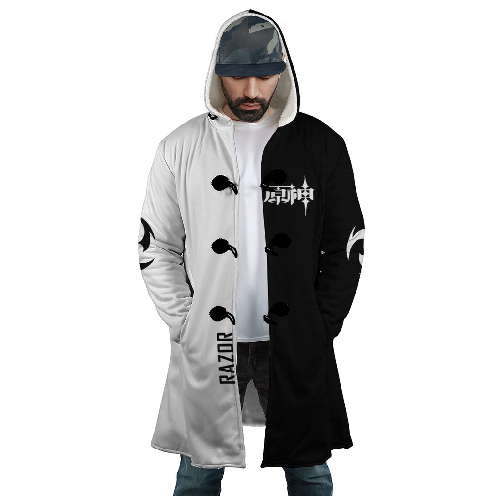 Razor Genshin Impact Hooded Cloak Coat - XL