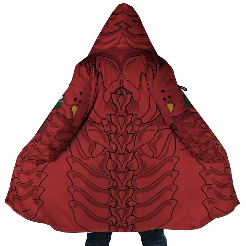 Red Dragon Emperor’s Armor Highschool DxD Hooded Cloak Coat - 5XL