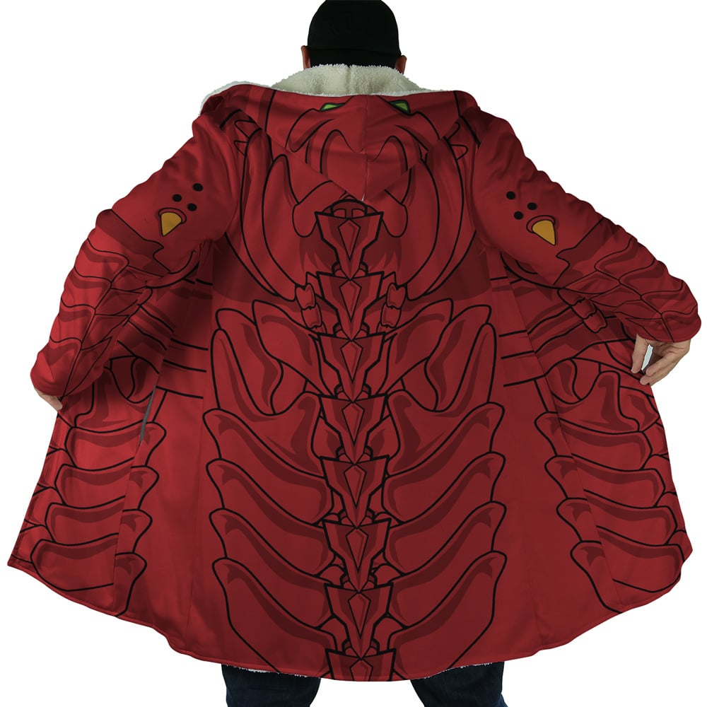 Red Dragon Emperor’s Armor Highschool DxD Hooded Cloak Coat - 3XL