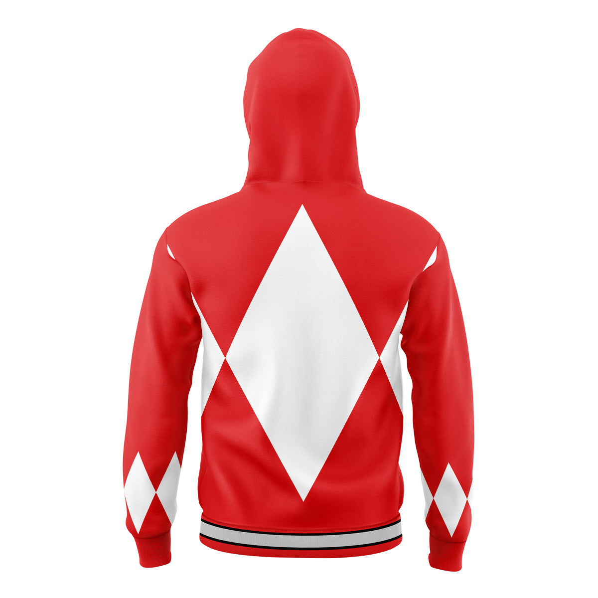 Red Ranger Mighty Morphin Power Rangers Masked Hoodie - M