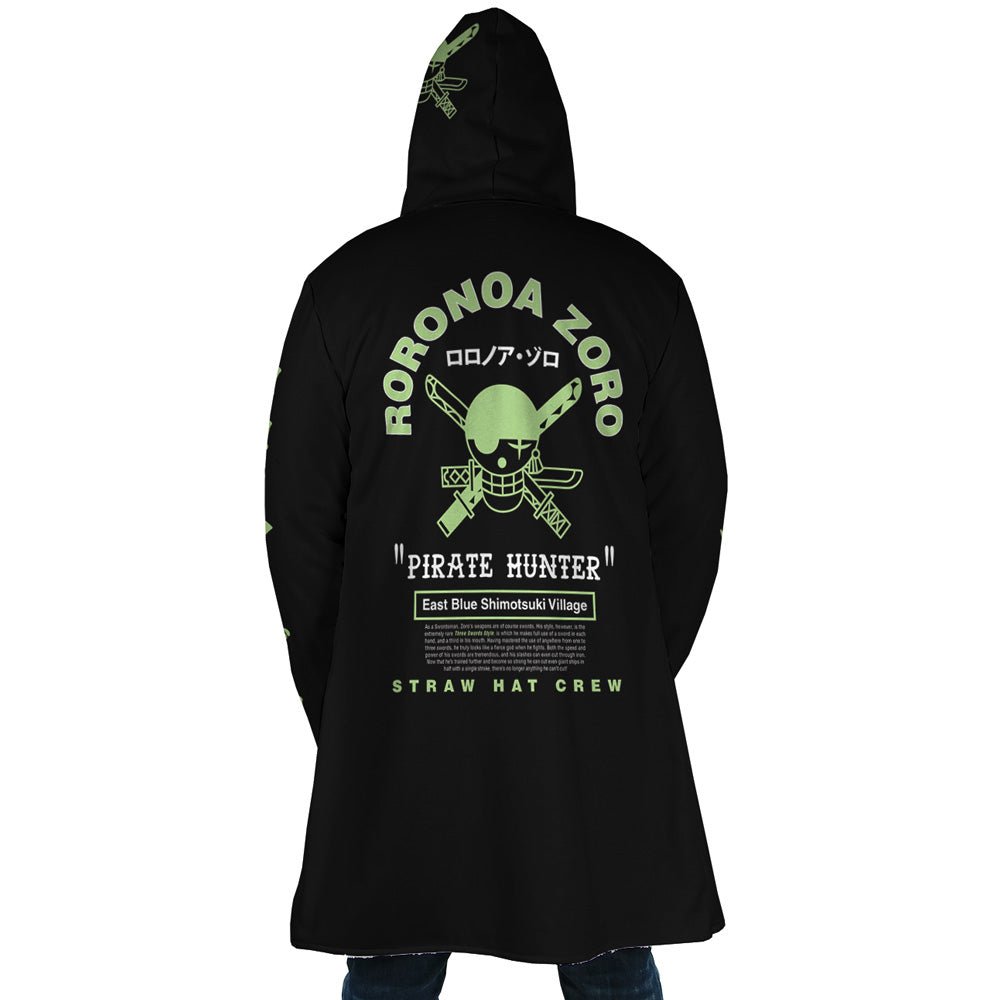 Roronoa Zoro One Piece Hooded Cloak Coat - XL