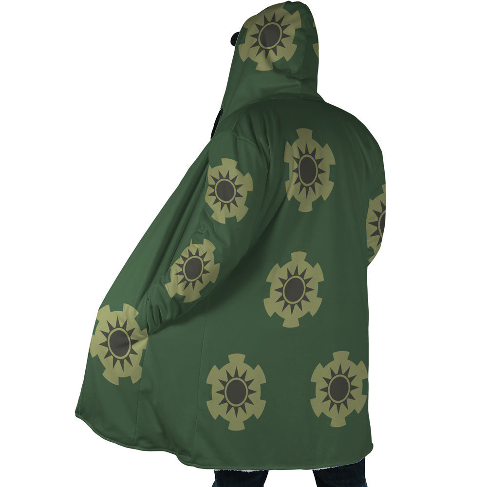 Roronoa Zoro Wano Country Arc One Piece Hooded Cloak Coat - XL