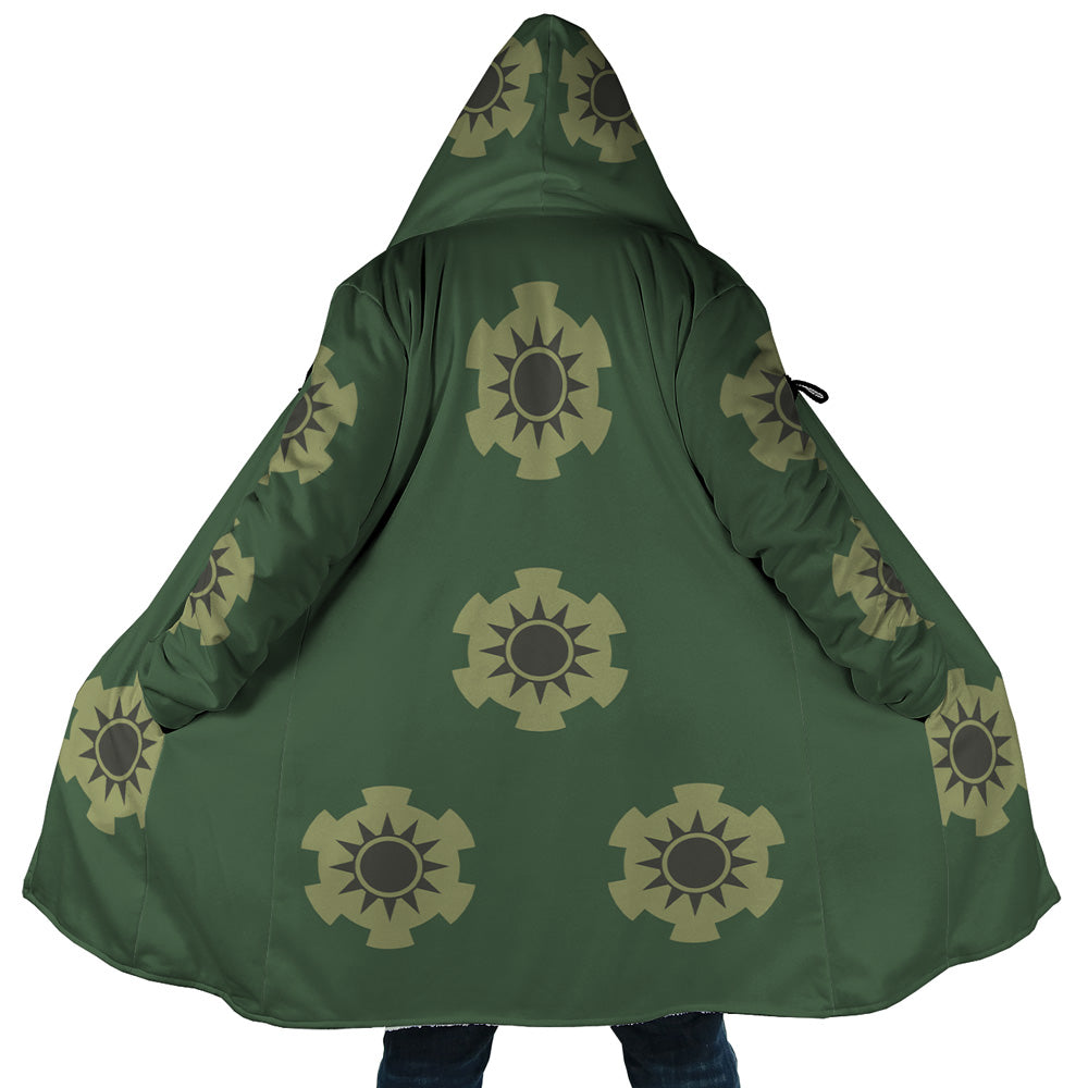 Roronoa Zoro Wano Country Arc One Piece Hooded Cloak Coat - 5XL