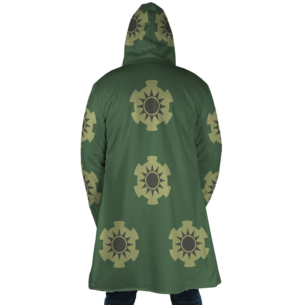 Roronoa Zoro Wano Country Arc One Piece Hooded Cloak Coat - M