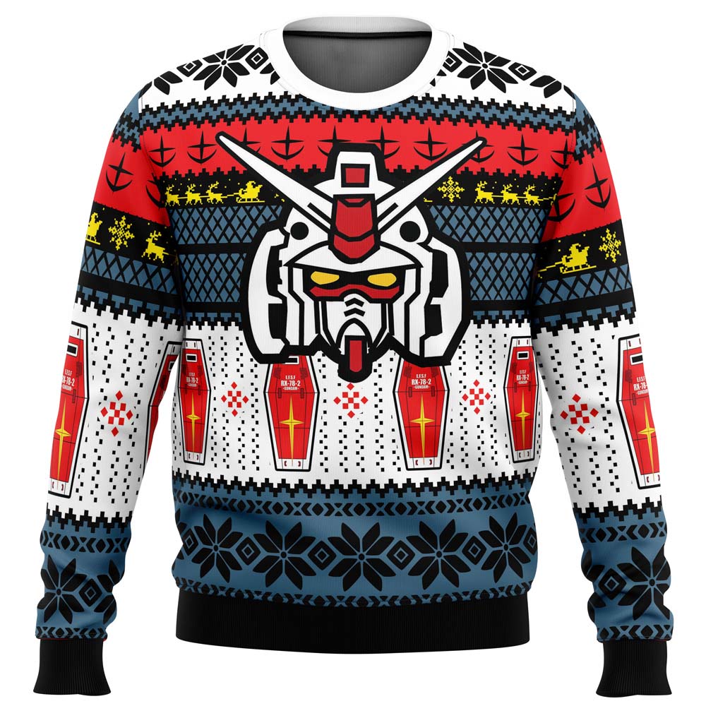 RX 78 Gundam Ugly Christmas Sweater - 6XL