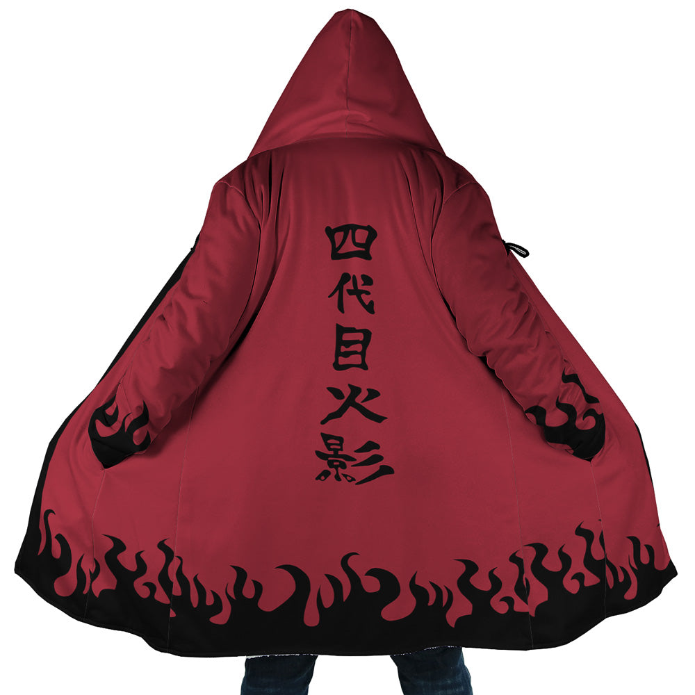 Sage Mode Kanji Naruto Hooded Cloak Coat - 5XL