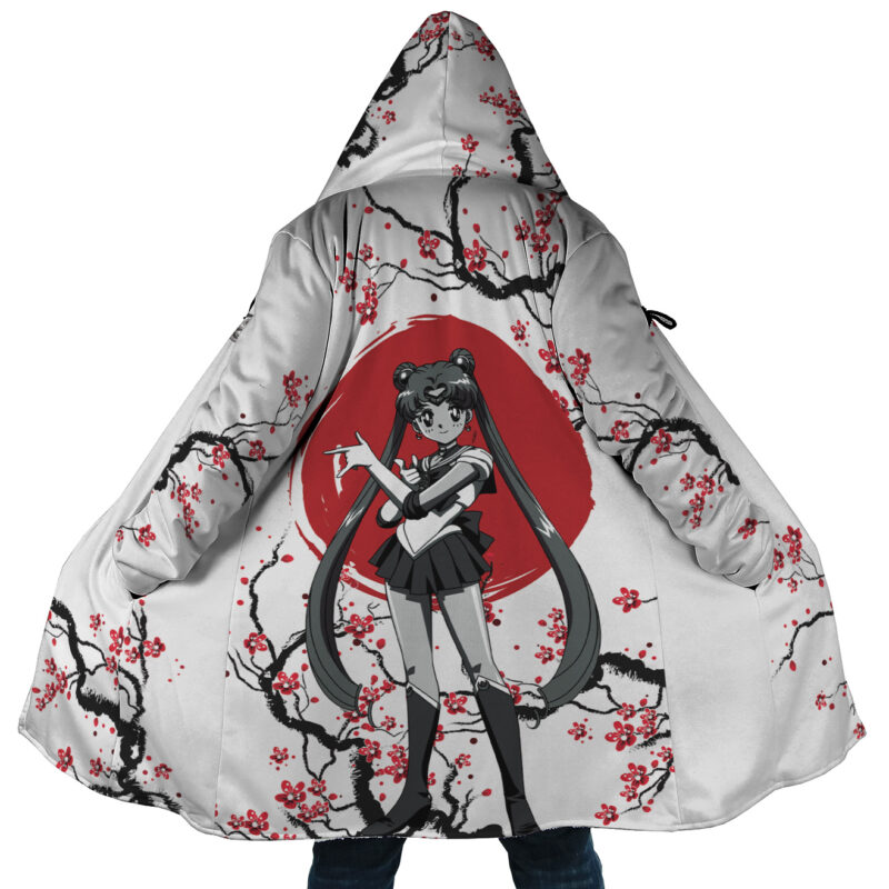 Sailor Moon Cherry Blossom Hooded Cloak Coat - 3XL