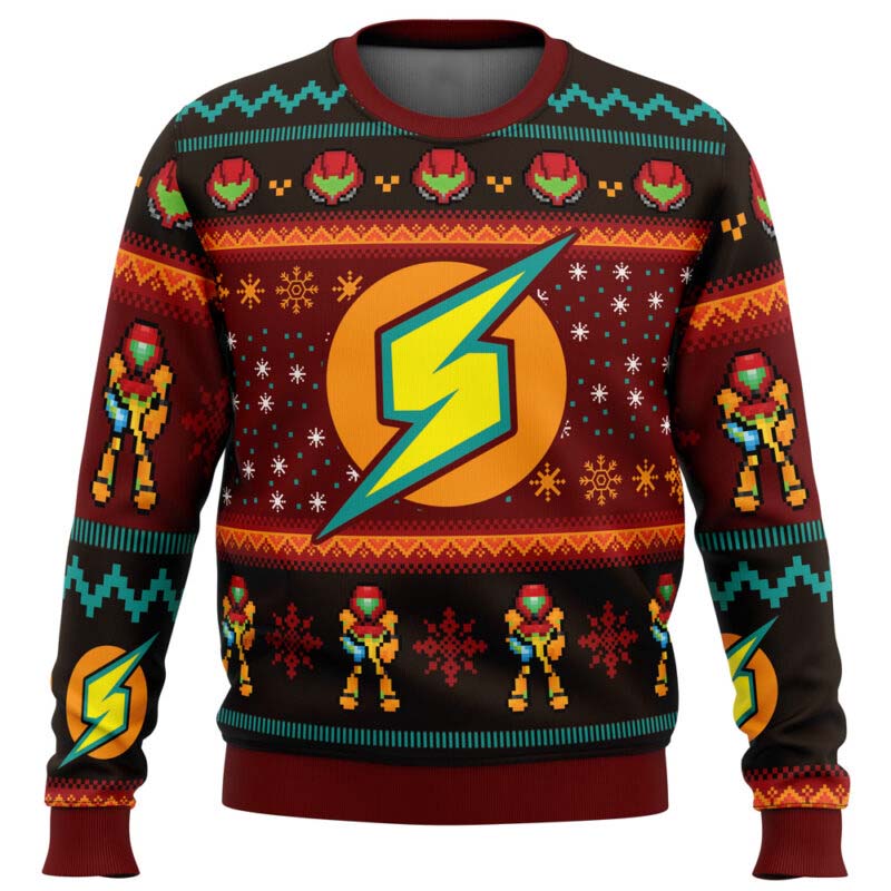 Samus Metroid Ugly Christmas Sweater - 6XL