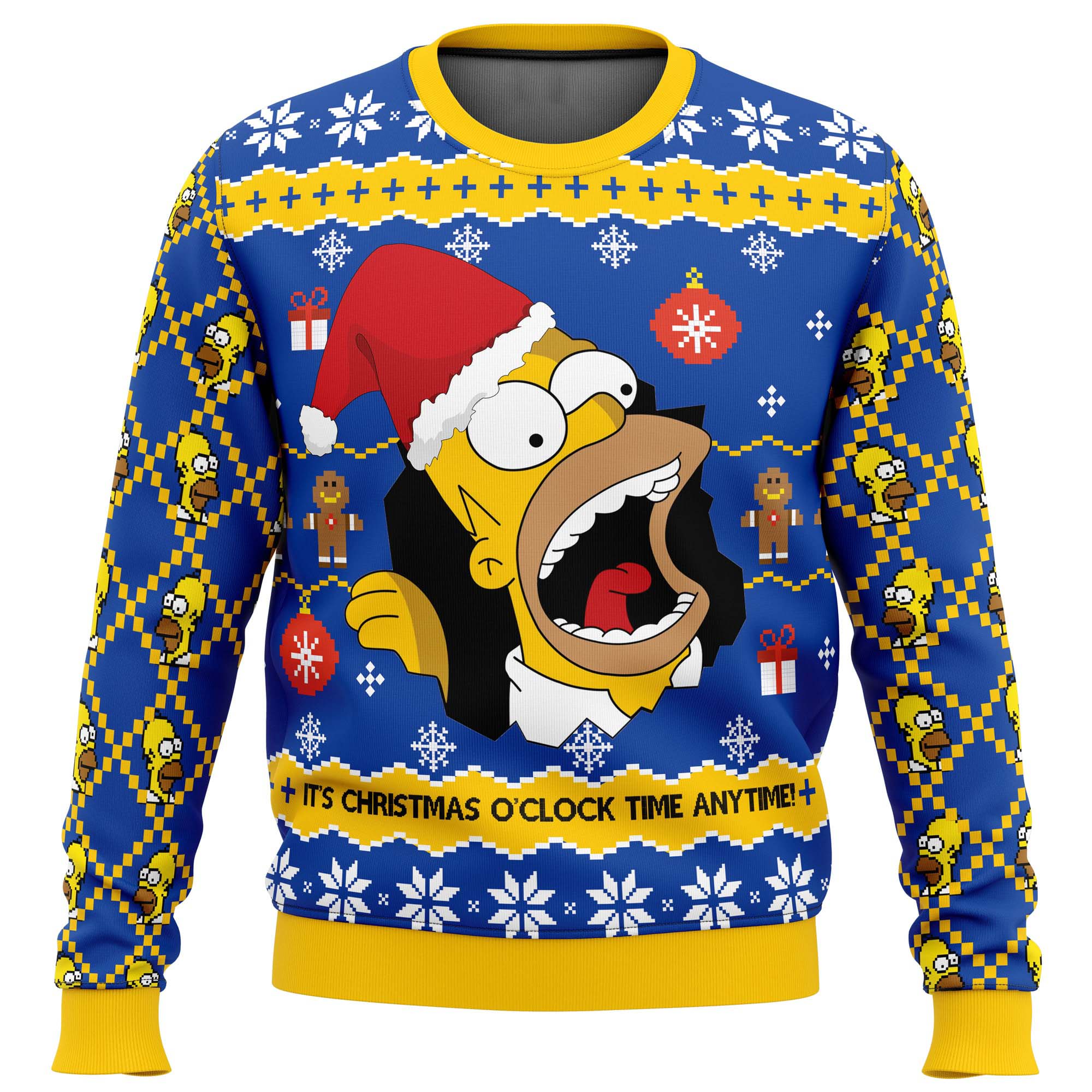 Santa Homer The Simpsons Ugly Christmas Sweater - 4XL