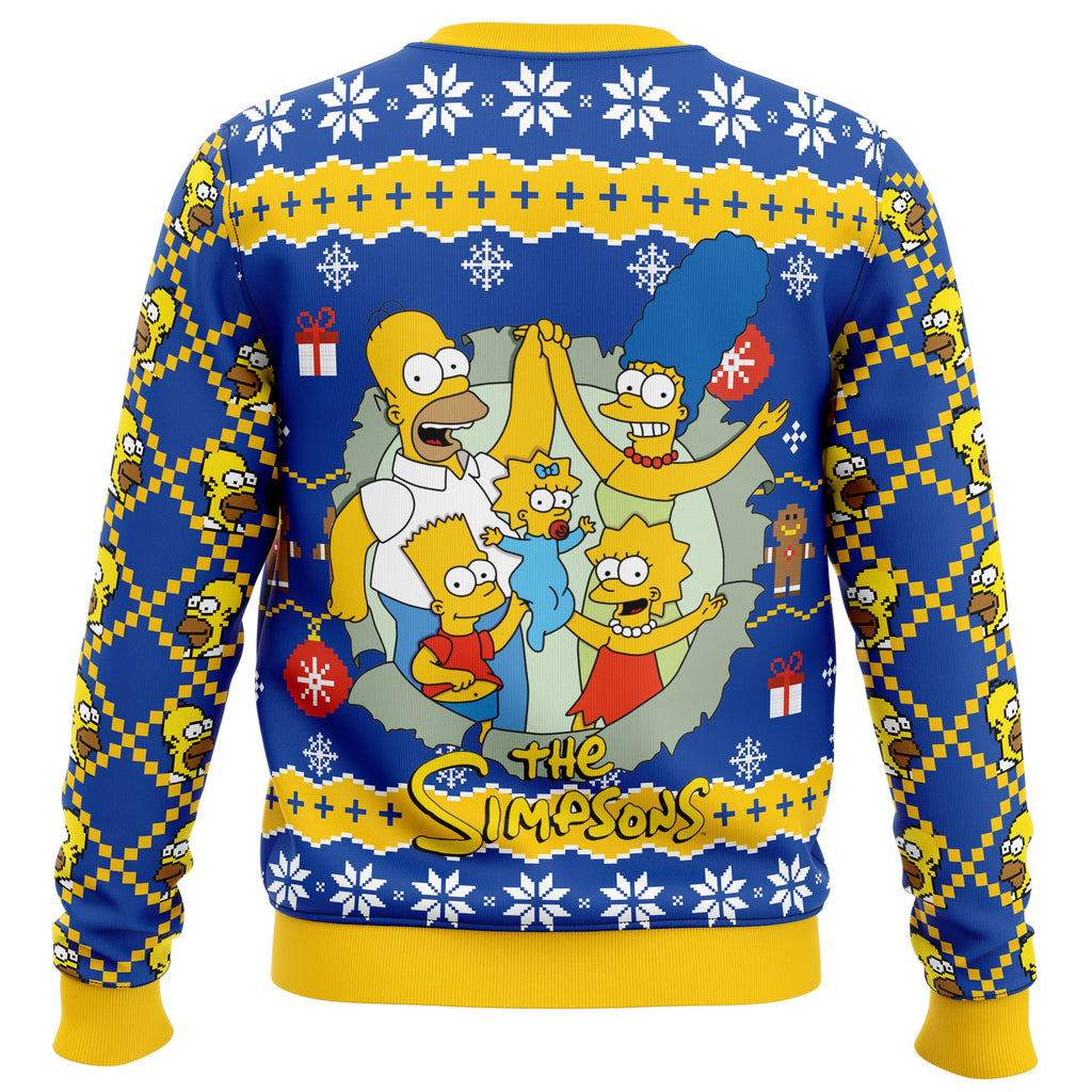 Santa Homer The Simpsons Ugly Christmas Sweater - 5XL