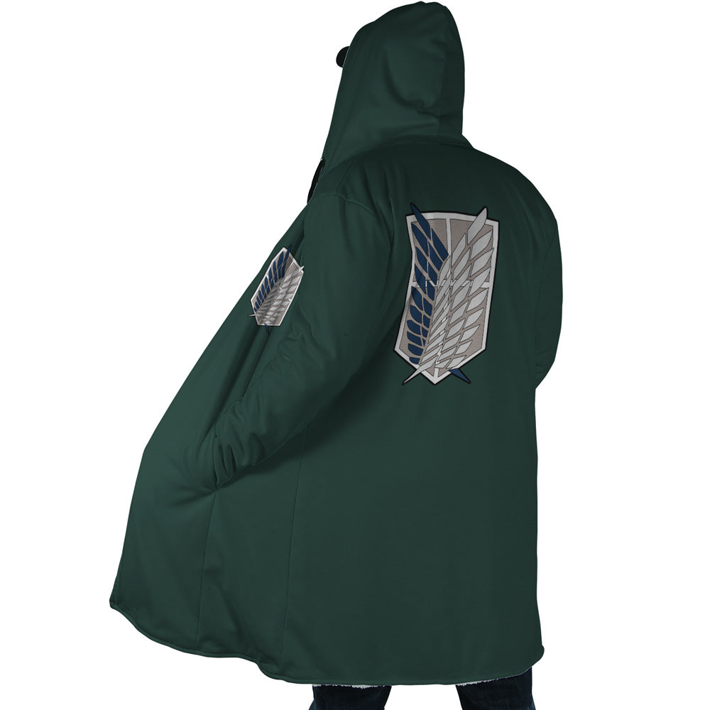 Scouting Regiment Attack on Titan Hooded Cloak Coat - XL